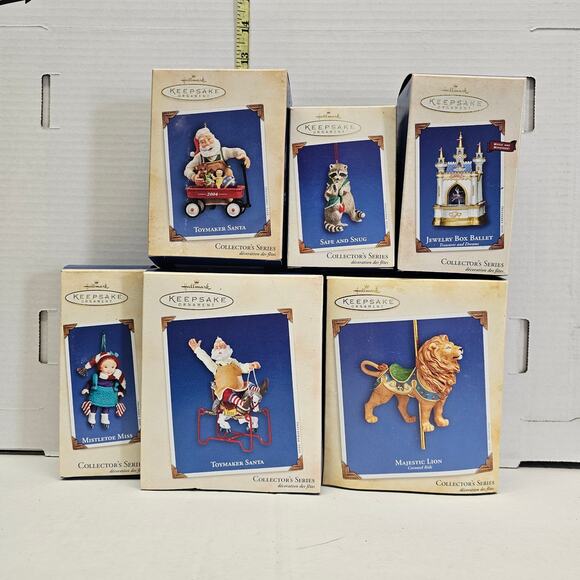 Hallmark Keepsake Ornament Bundle All in Boxes Christmas Holiday - Picture 1 of 5